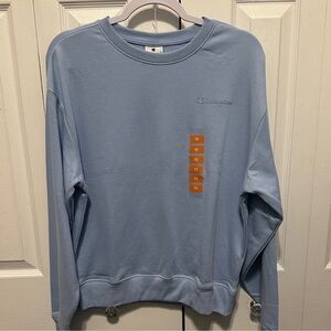 🍀 Champion Light Blue French Terry Crewneck Sweatshirt